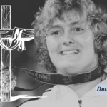 Bild von Ilke Wyludda bei den Olympischen Spielen 1992, Bild von Ilke Wyludda bei ihrem Weltmeistertitel.