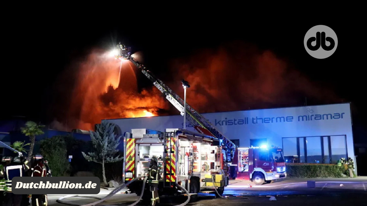 Brand im Miramar Erlebnisbad Weinheim: Großalarm für Feuerwehr und Rettungskräfte