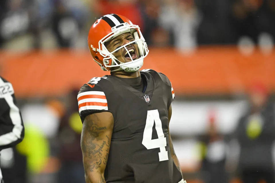 Cleveland Browns-Quarterback Deshaun Watson steht vor einer großen Saison 2024.