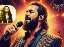 Conchita Wurst Performance Illustration