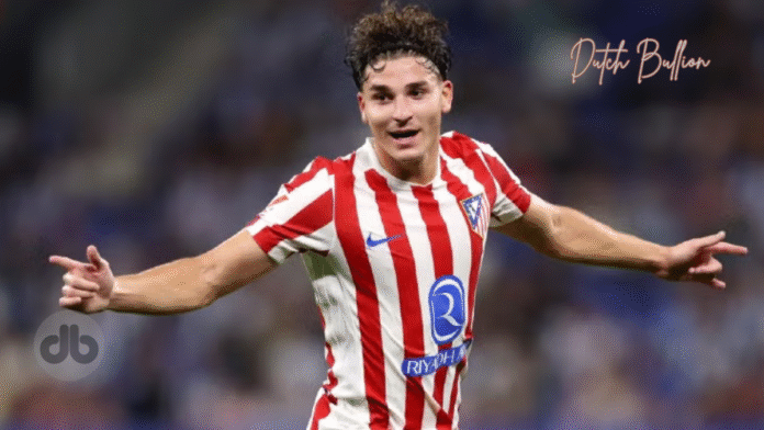 Der Stürmer von Atletico Madrid und Argentinien, Julian Alvarez (im Bild), gehört zu den bekanntesten lateinamerikanischen Spielern in LaLiga