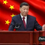 Der chinesische Präsident Xi Jinping spricht bei dem Treffen