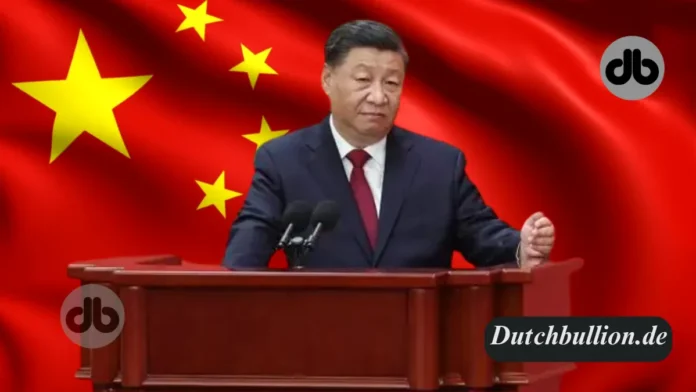 Der chinesische Präsident Xi Jinping spricht bei dem Treffen