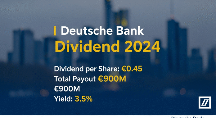 Deutsche Bank Dividende 2024