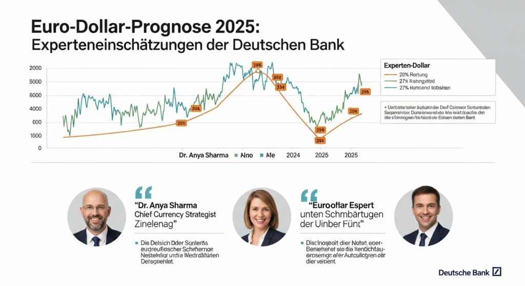 Euro-Dollar-Prognose 2025: Experteneinschätzungen der Deutschen Bank 1 Deutsche Bank ihre Prognosen