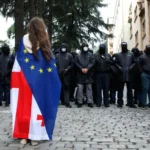 Die regierungsfeindlichen Proteste auf den Straßen der georgischen Hauptstadt im vergangenen Frühjahr zogen Tausende an.