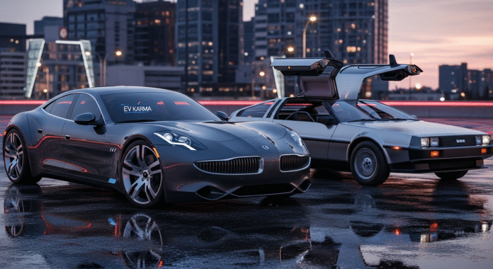EV Karma und DeLorean