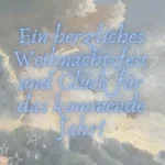 Ein herzliches Weihnachtsfest und Glück für das kommende Jahr!