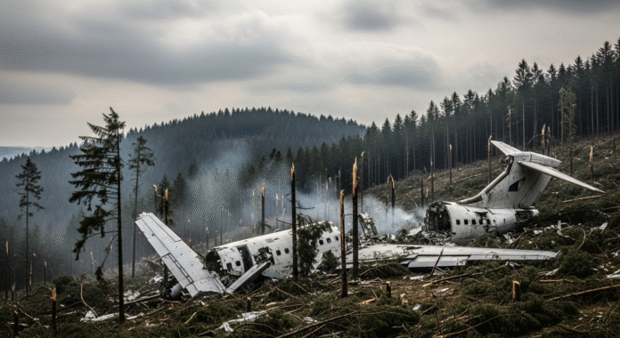 Flugzeugabsturz in der Eifel _AI Created