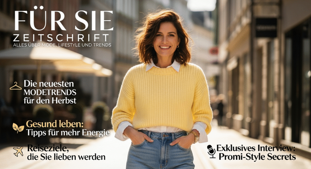 „Für Sie Zeitschrift“: Alles über Mode, Lifestyle und Trends 1 Für Sie Zeitschrift