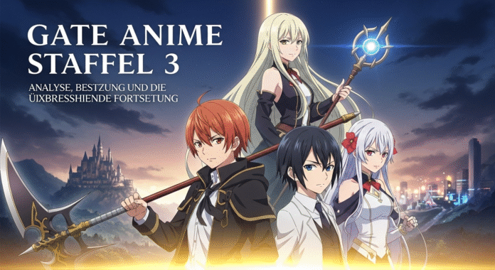 Gate Anime Besetzung Staffel 3