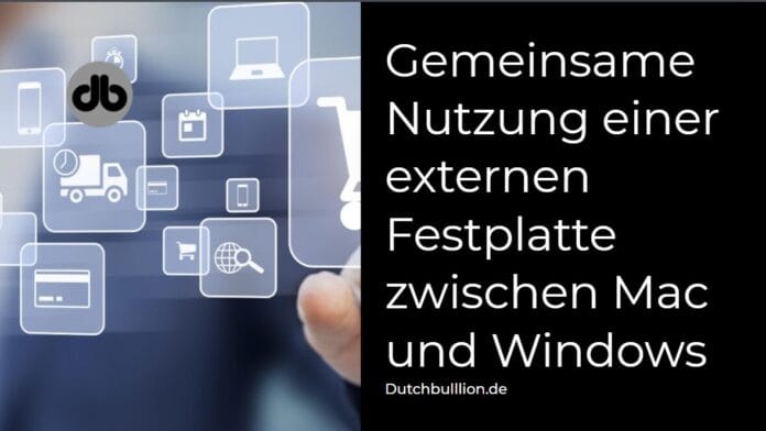 Gemeinsame Nutzung einer externen Festplatte zwischen Mac und Windows