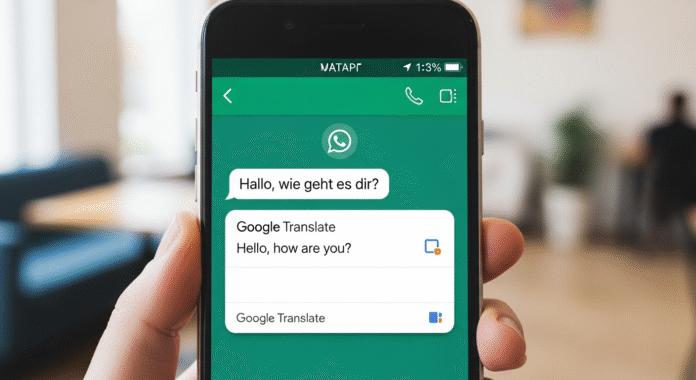 Google Übersetzer in WhatsApp