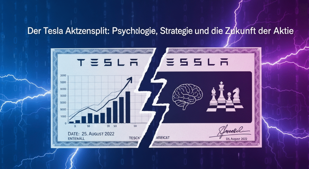 Der Tesla Aktiensplit: Psychologie, Strategie und die Zukunft der Aktie 1 Tesla Aktiensplit