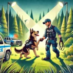 Heldenhafter Polizeihund rettet vermisste Person