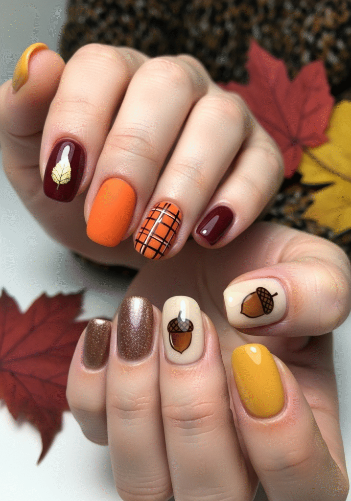 Herbst Nägel 2025: Die wichtigsten Trends, Farben und Designs für die Saison 1 Herbst Nägel