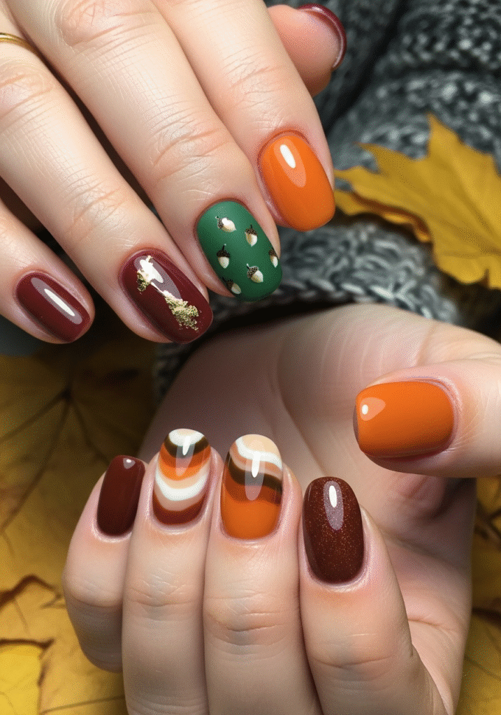 Herbst Nägel 2025: Die wichtigsten Trends, Farben und Designs für die Saison 2 Herbst Nägel