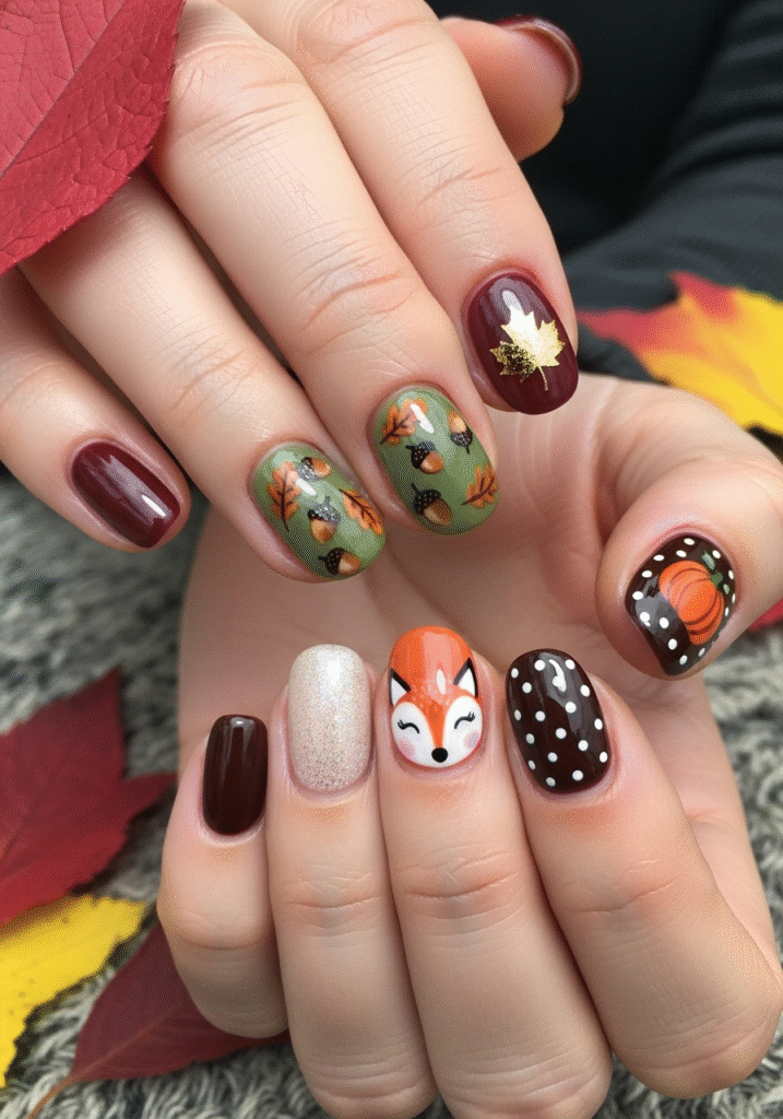 Herbst Nägel 2025: Die wichtigsten Trends, Farben und Designs für die Saison 3 Herbst Nägel