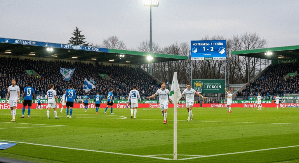 Hoffenheim gegen Köln 2025: Ein wegweisender Auswärtssieg für den 1. FC Köln 1 Hoffenheim gegen Köln 2025