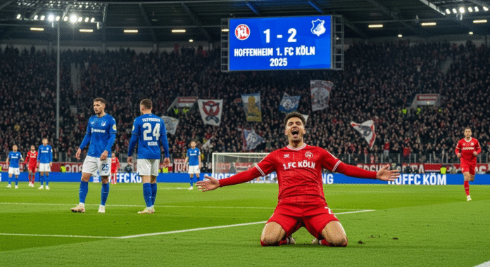 Hoffenheim gegen Köln 2025