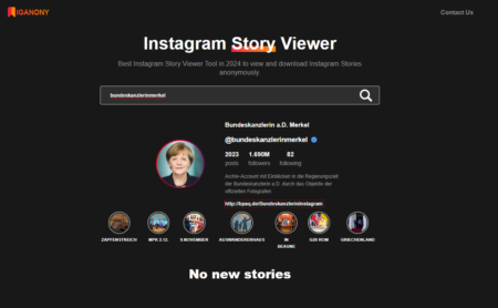 IgAnony – Bestes Instagram Story Viewer Tool im Jahr 2024