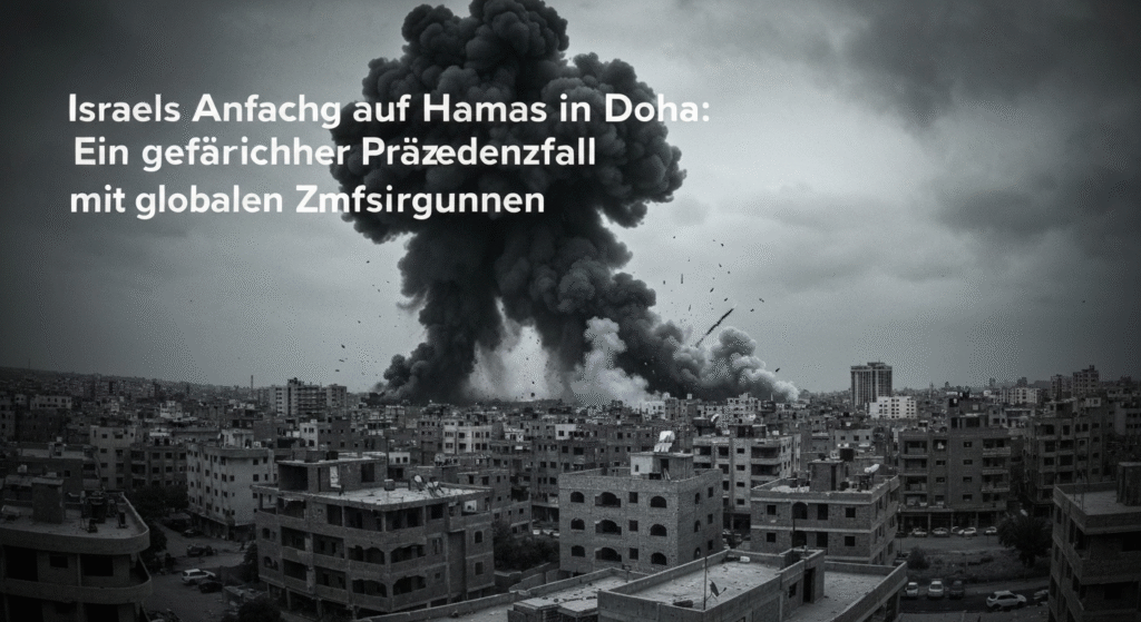 Israels Angriff auf Hamas in Doha: Ein gefährlicher Präzedenzfall mit globalen Konsequenzen 1 Israels Angriff auf Hamas in Doha