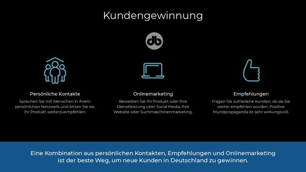 Wie man als Expat in Deutschland ein neues Geschäft aufbaut 7 Kundengewinnung