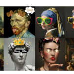 Kunstgeschichte-Gesichter auf TikTok