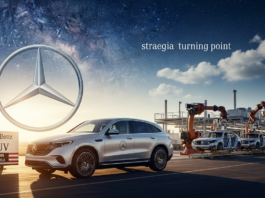 Mercedes' Stern über Amerika