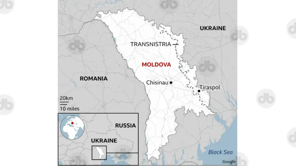 Moldau map