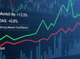Munich Re-Aktie steigt stark an, übertrifft den DAX und signalisiert starkes Marktvertrauen Munich Re-Aktie