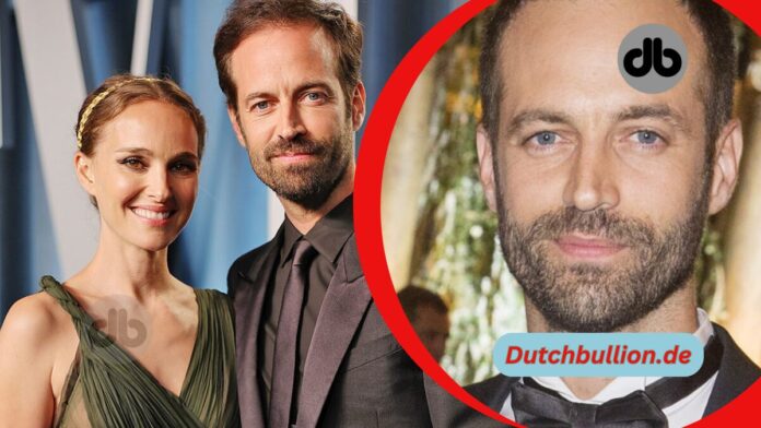 Natalie Portman und Benjamin Millepied auf der Vanity Fair Oscar Party 2022 (L) und Benjamin auf der L.A. Dance Annual Gala (R). Fotos Lionel Hahn, Tibrina Hobson (vom Autor geändert) Quelle Getty Images