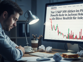 Nur 5 S&P 500 Aktien im Plus