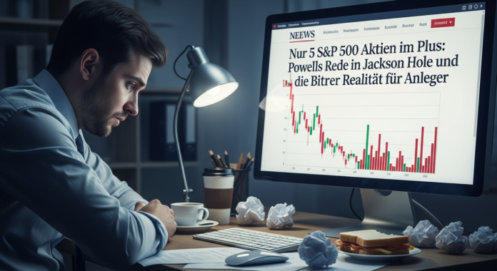 Nur 5 S&P 500 Aktien im Plus