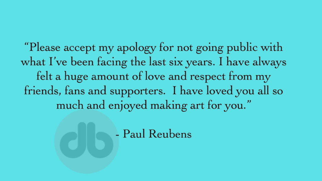 Paul Reubens' Entschuldigung