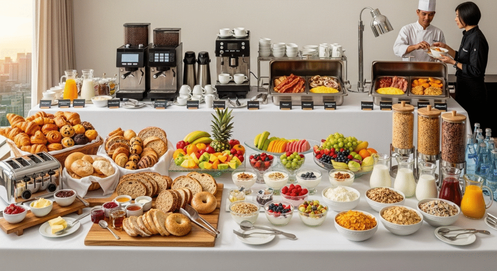 Frühstücksbuffet planen wie ein Profi: Die umfassende Checkliste für 2025 1 Planen Sie Ihr Frühstücksbuffet wie ein Profi