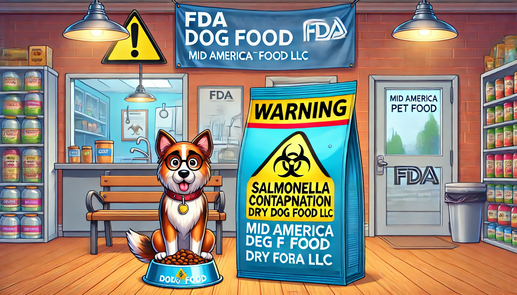 FDA warnt Mid America Pet Food LLC wegen Salmonella in Hundetrockenfutter