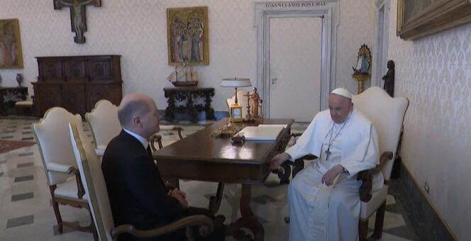 Scholz diskutiert mit Papst über Ukraine und Nahost