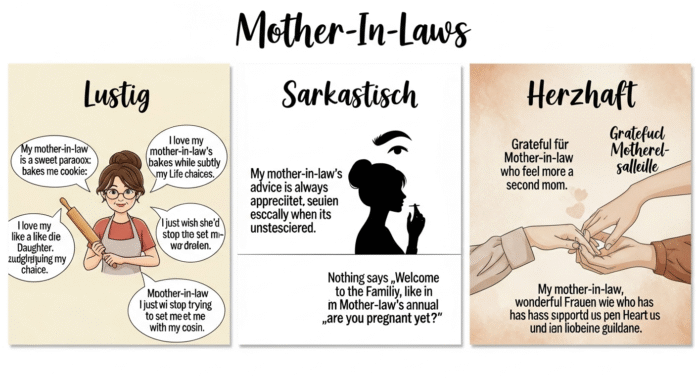 Schwiegermutter Sprüche Lustig, Sarkastisch & Herzhaft Schwiegermutter Sprüche