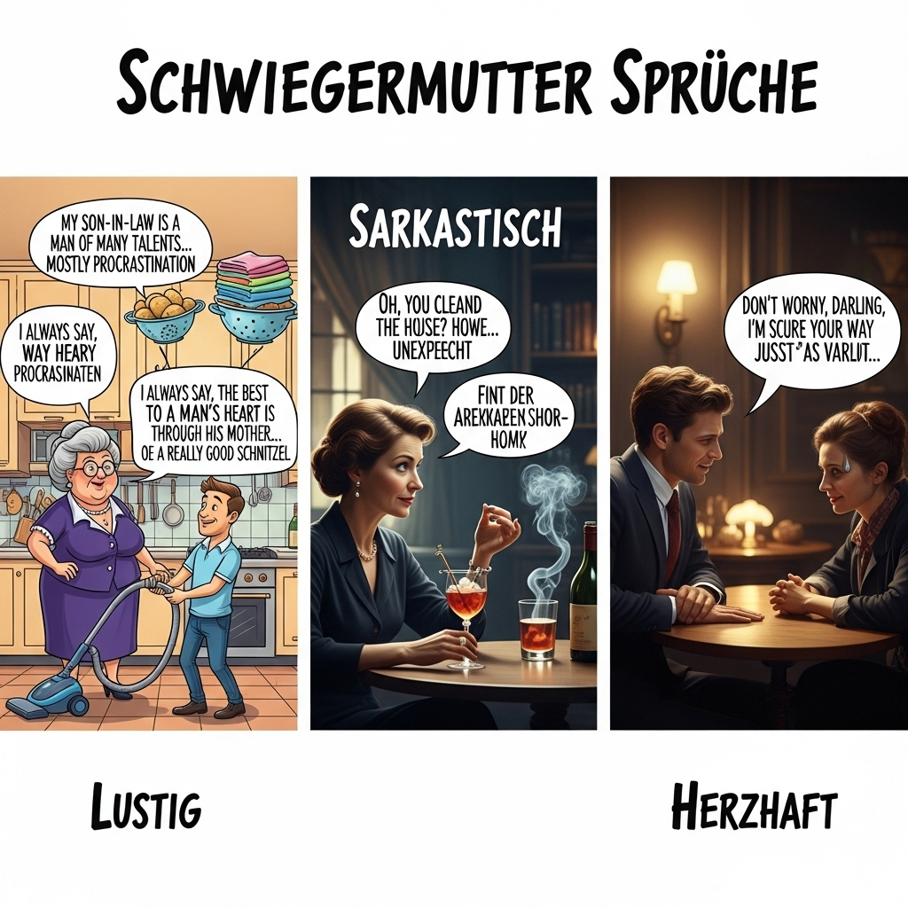 Schwiegermutter Sprüche: Lustig, Sarkastisch & Herzhaft 1 Schwiegermutter Sprüche