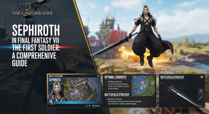 Sephiroth spielen in Final Fantasy VII The First Soldier