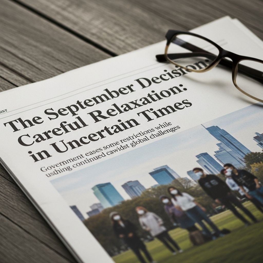 Die September-Entscheidung: Vorsichtige Lockerung in unsicheren Zeiten 1 September-Entscheidung