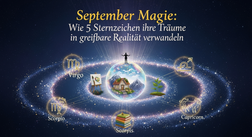 September Magie Wie 5 Sternzeichen ihre Träume in greifbare Realität verwandeln