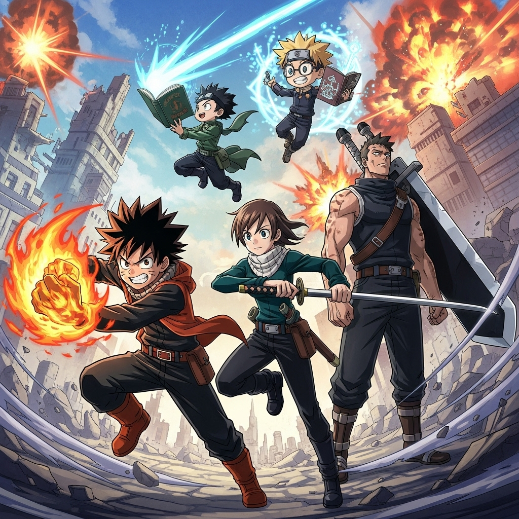 Manga Girl Bilder: Alles über Stil, Kunst & Inspiration 2 Shōnen (Jungen-Manga)