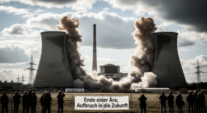 Sprengung der Kühltürme des AKW Gundremmingen Sprengung der Kühltürme des AKW Gundremmingen