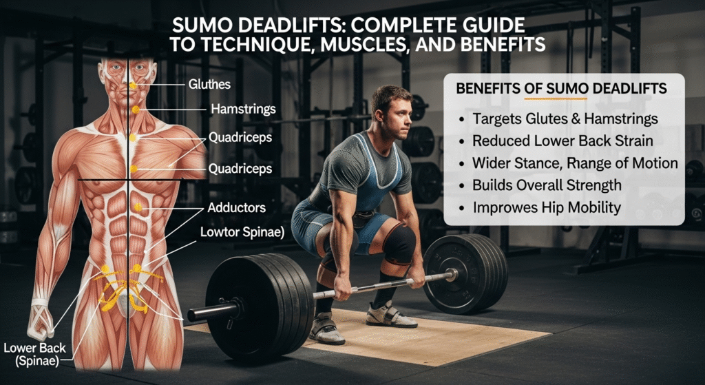 Sumo Kreuzheben: Kompletter Leitfaden für Technik, Muskeln und Vorteile 1 Sumo Kreuzheben