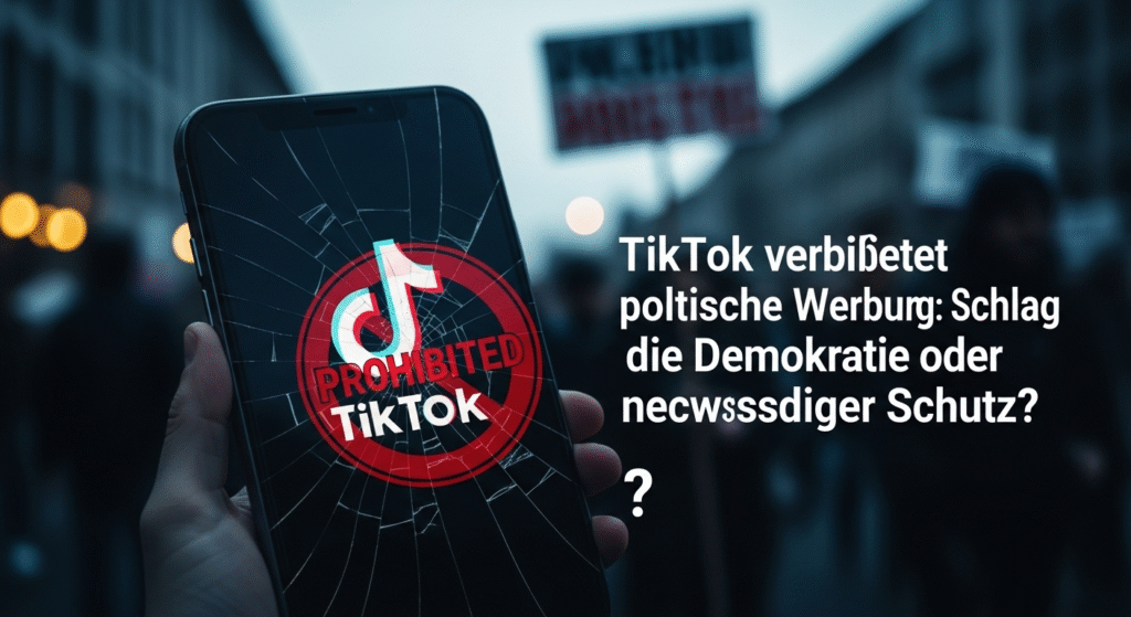 TikTok verbietet politische Werbung