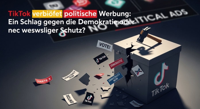 TikTok verbietet politische Werbung