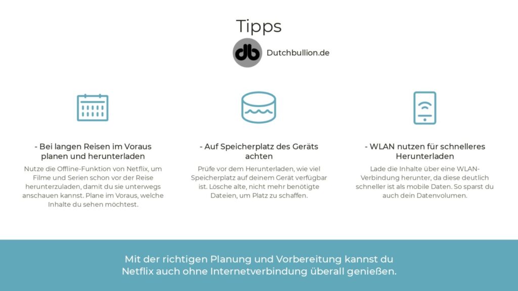 Wie man Filme von Netflix für die Offline-Ansicht herunterlädt 5 Tipps für eine optimierte Offlinesicht-Erfahrung