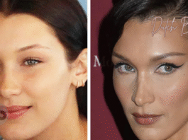 Transformation von Bella Hadid